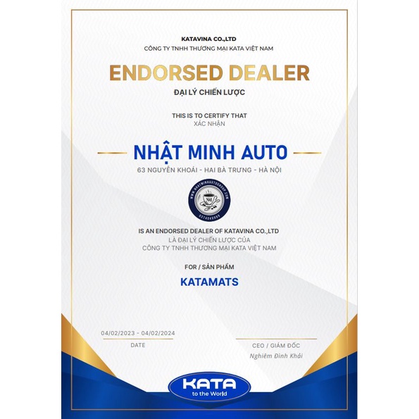 THẢM SÀN XE HƠI KATA - MITSUBISHI OUTLANDER 2020