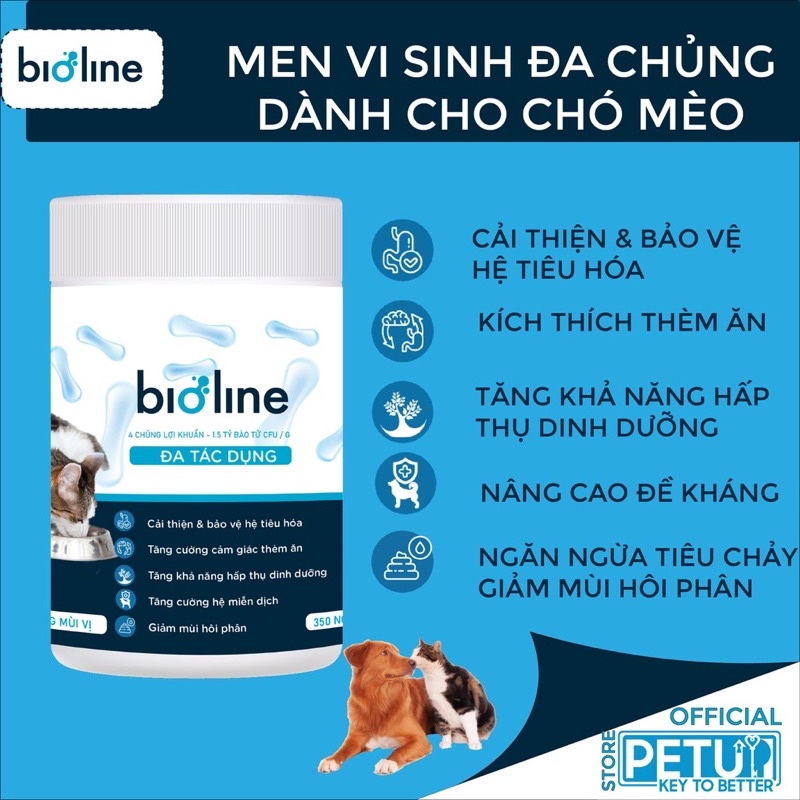 Men vi sinh bioline hũ mới 80gr