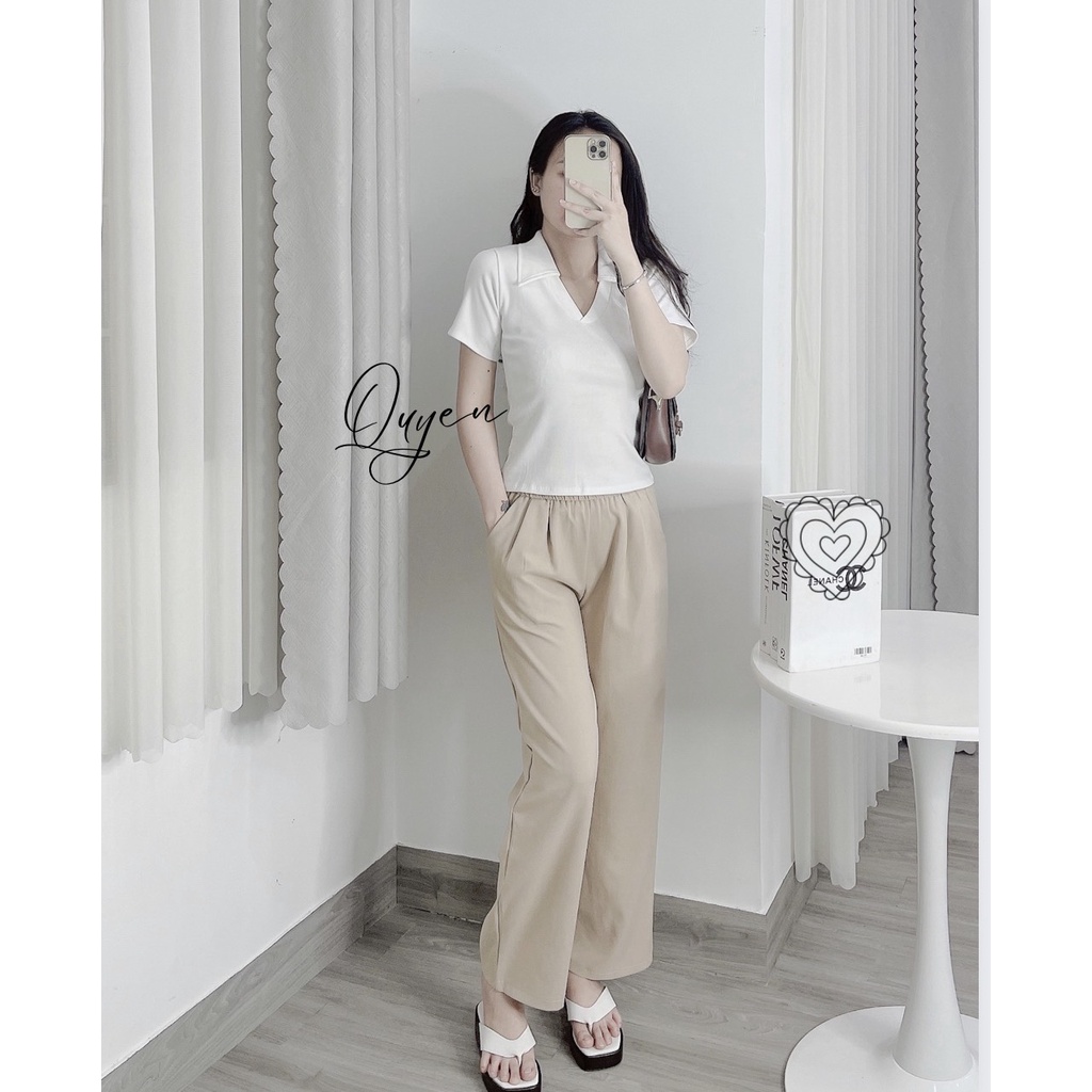 Quần CULOTTES Thun Cạp Chun Có Túi QS QUYENSHOP