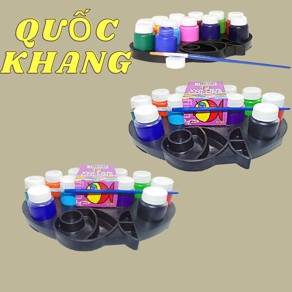 Màu Nước Con Cá WinQ W-05 - 12 Màu
