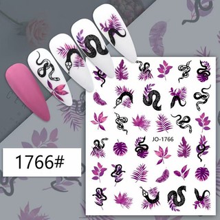 Sticker dán móng tay họa tiết rắn