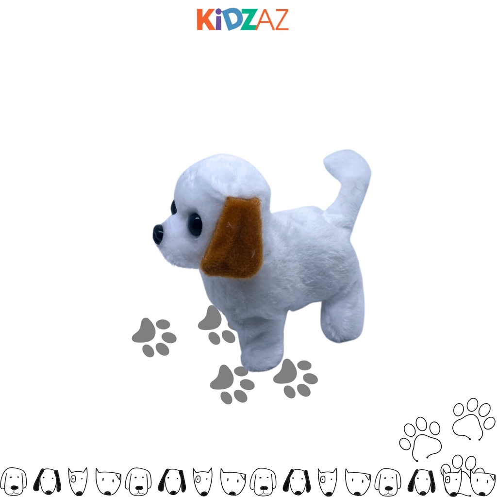 Đồ Chơi Chó Bông Biết Đi Biết Kêu Bibi cực Cute và Rất Ngộ Nghĩnh cho Bé