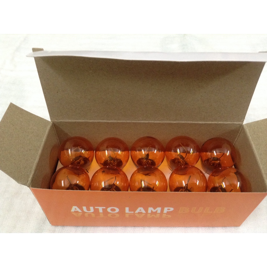 Bóng đèn s25 tiêu chuẩn màu cam amber 12v,24v 1tim BA15s chất lượng cao