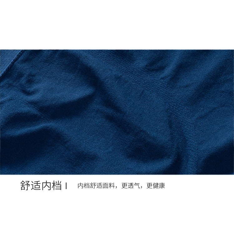 Quần boxer nam GOZIN quần sịp đùi nam cotton cạp to freesize không hằn viền màu ngẫu nhiên