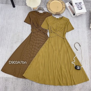 Váy Thun Tăm Xòe Chéo Bụng Dáng Dài ,Đầm Maxi Nữ Dự Tiệc Công Sở 3 Màu