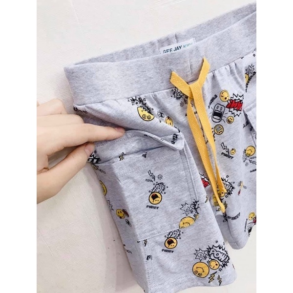 Quần đùi túi hộp xuất dư xịn cho bé trai 12m-4y