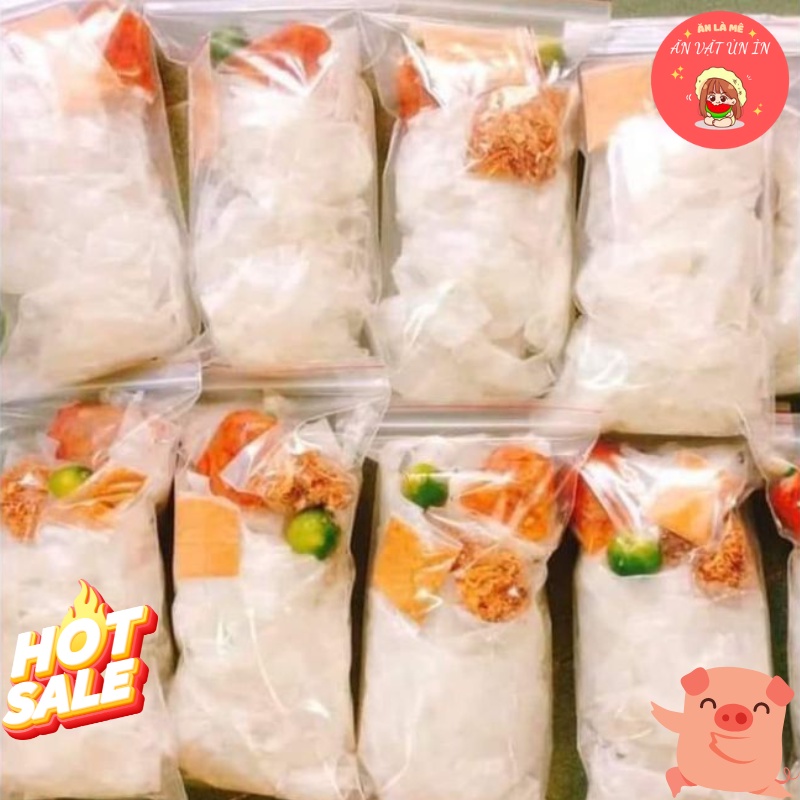 Bánh tráng phơi sương muối nhuyễn tắc hành phi sa tế - Ăn Vặt Ngon