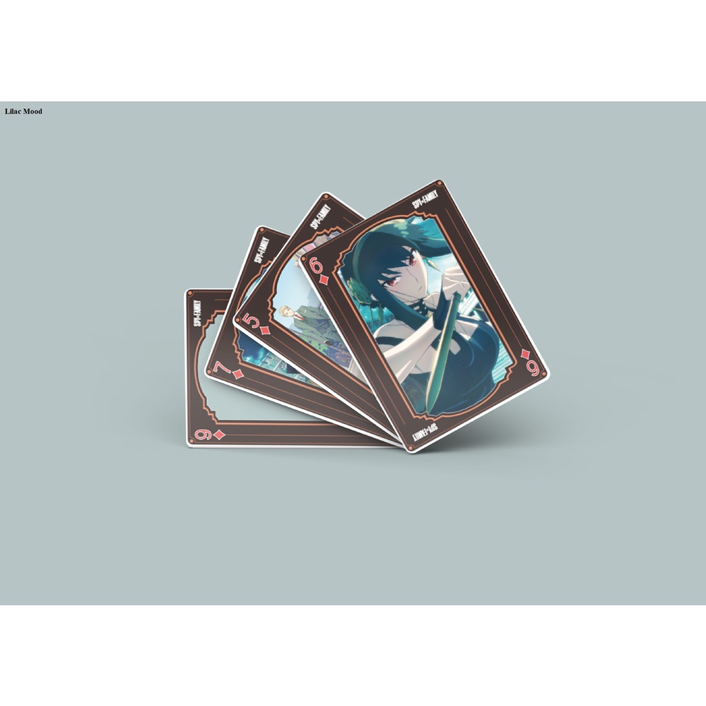 Bộ Bài Tây Spy x Family : Gia Đình Điệp Viên | Bộ Bài Tây 54 Lá / có hình/video thật