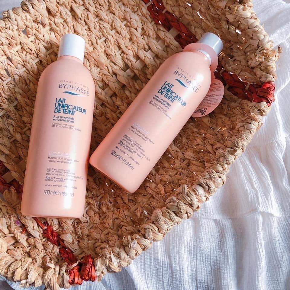 DƯỠNG THỂ TRẮNG MỊN DA TOÀN THÂN HIỆU QUẢ BYPHASSE LAIT UNIFICATEUR DETEINT 500ML - 15304
