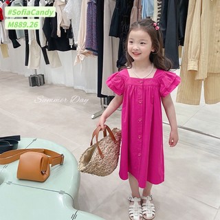 (NEW-HOT-SUMMER) VÁY SOFIA HỒNG CÁNH TIÊN