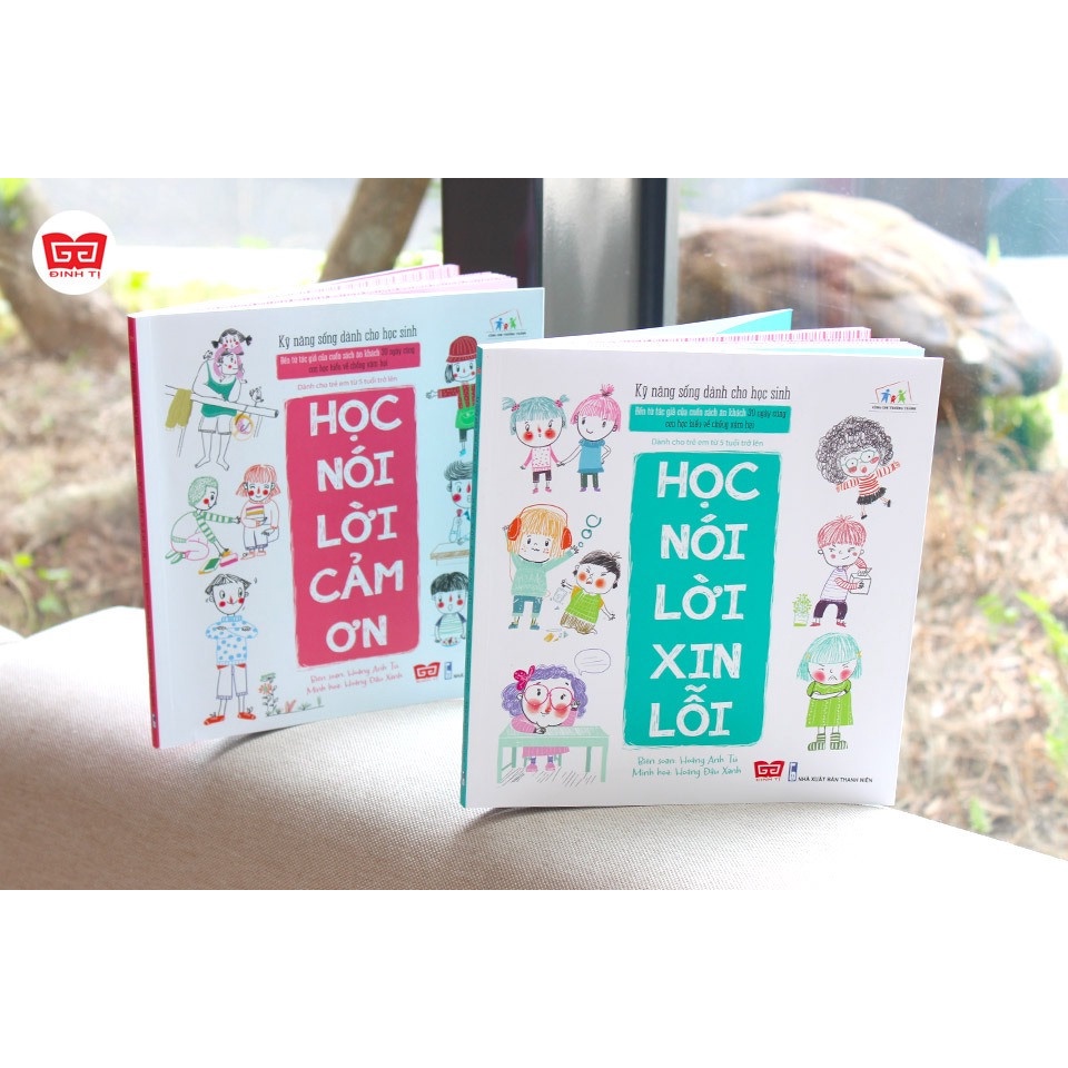 Sách - Kỹ năng sống dành cho học sinh - Học nói lời xin lỗi + Học nói lời cảm ơn (Lẻ cuốn)