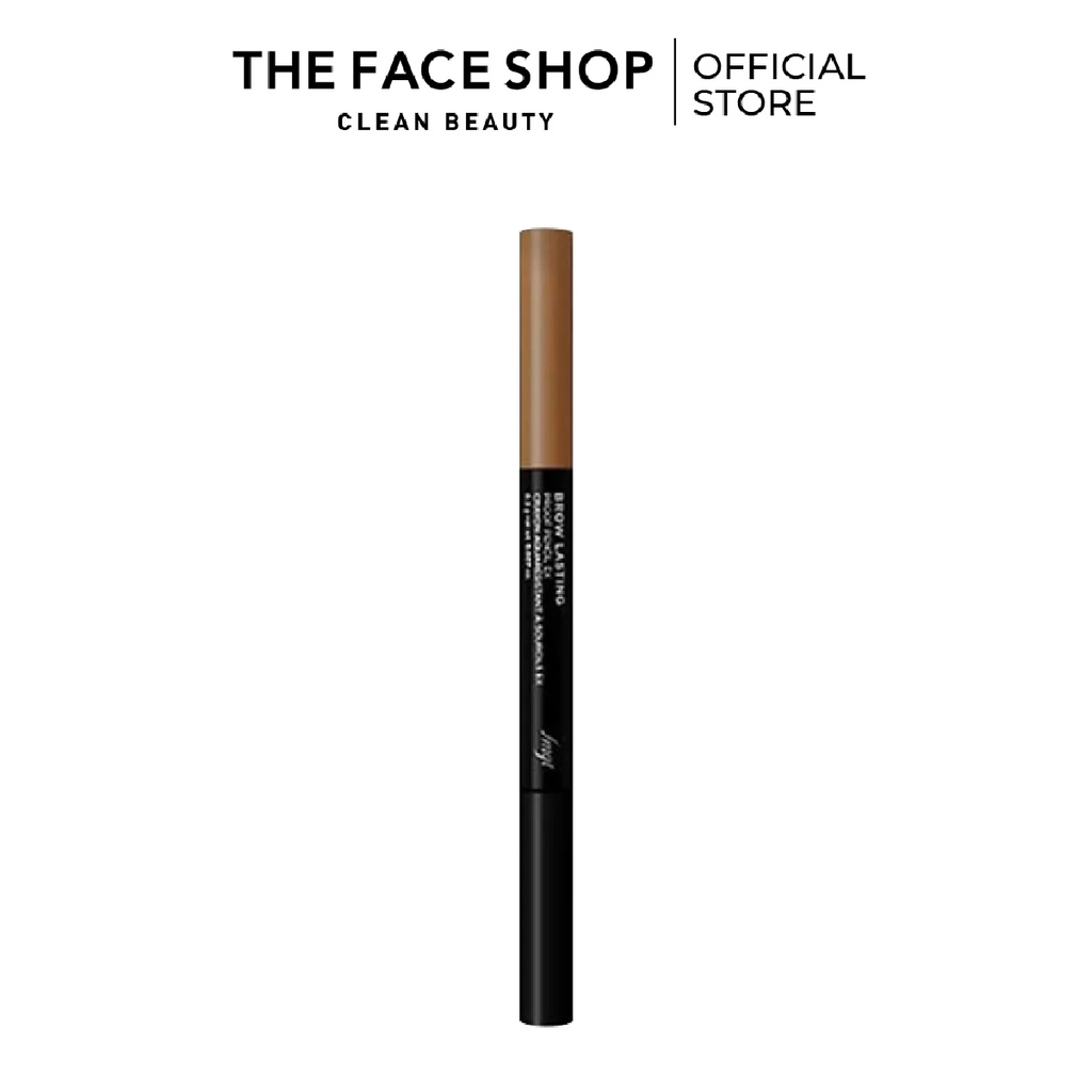[FMGT] Chì Kẻ Mày 2 Đầu Lâu Trôi THE FACE SHOP Brow Lasting Proof Pencil Ex 0.2g