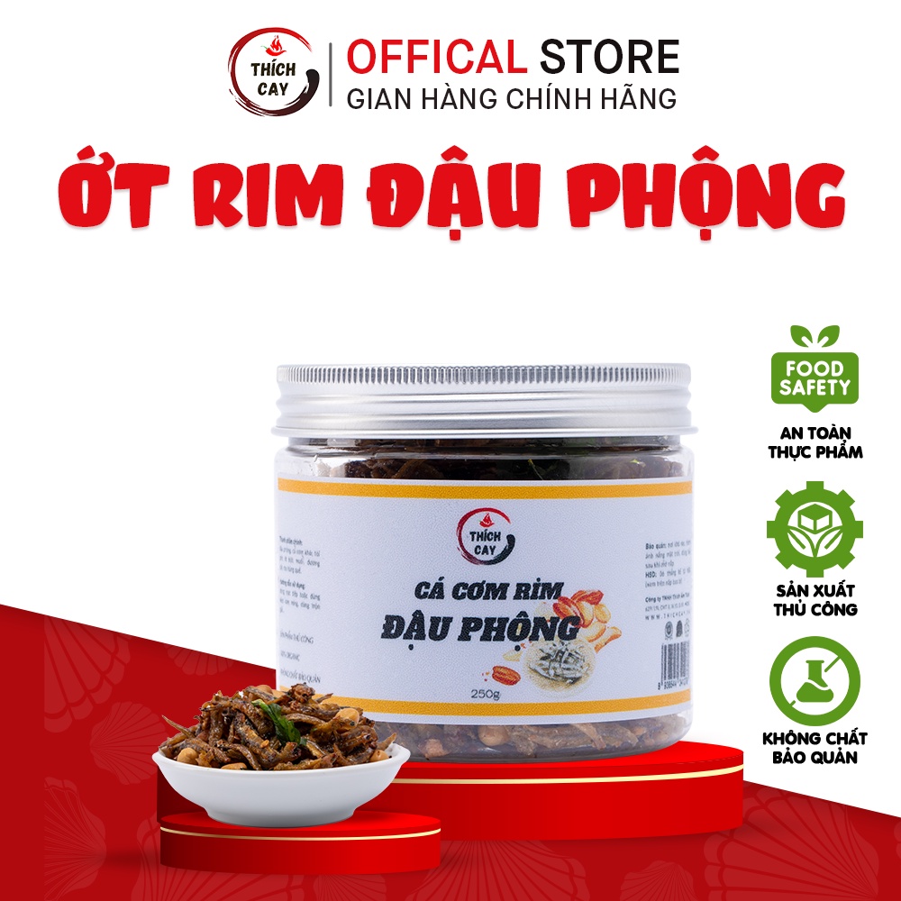 Cá cơm rim đậu phộng Thích Cay 250g