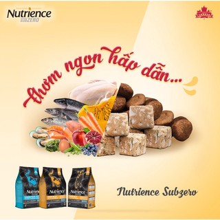 [Túi 2.27kg] [Date T1/2024] Hạt Nutrience SubZero Cho Mèo Mọi Độ Tuổi (Nhập khẩu Canada)