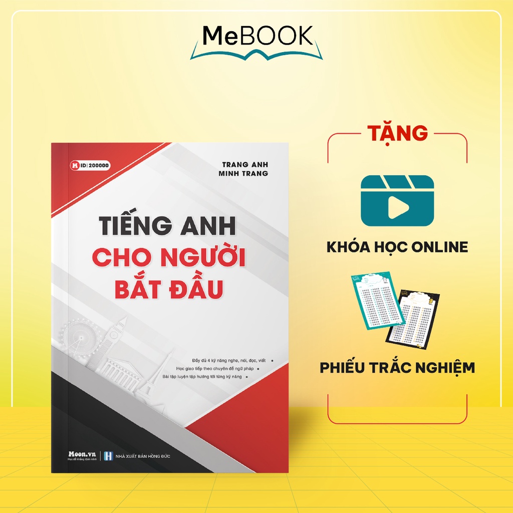 Sách - Tiếng anh cho người mất gốc- người mới bắt đầu cô Trang Anh