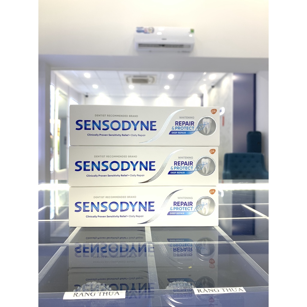 SENSODYNE Repair & Deep Protect WTN - Kem đánh răng giảm ê buốt