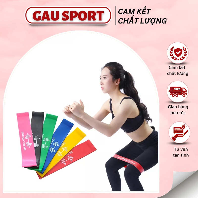 Dây Miniband, Dây Đàn Hồi Kháng Lực Tập Mông, Chân Đùi - Giúp Cảm Nhận Cơ Rõ Hơn, Cải Thiện Form Tập An Toàn
