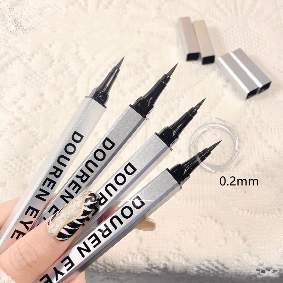 Bút kẻ mắt Douren siêu mảnh không lem không thấm nước chính hãng