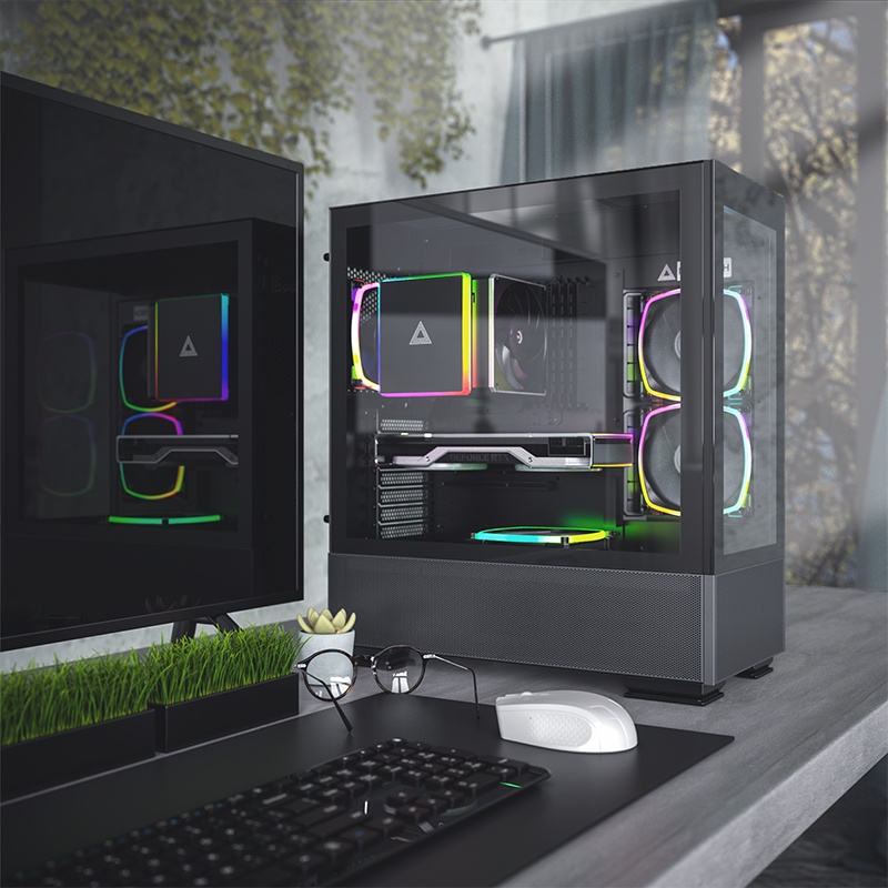 Vỏ Case MONTECH SKY TWO BLACK