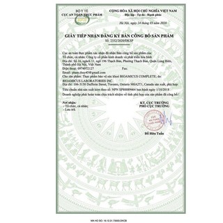 Men vi sinh 10 chủng BioAmicus Complete 10ml