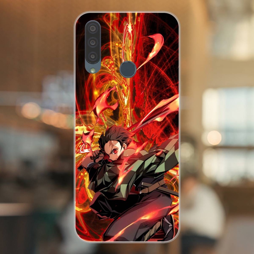 Ốp lưng điện thoại Vsmart Joy 3 dẻo trong Tanjiro Kimetsu No Yaiba