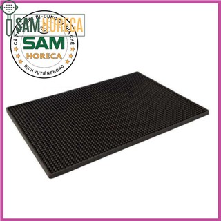 Thảm bar cao su size 8x60cm màu đen