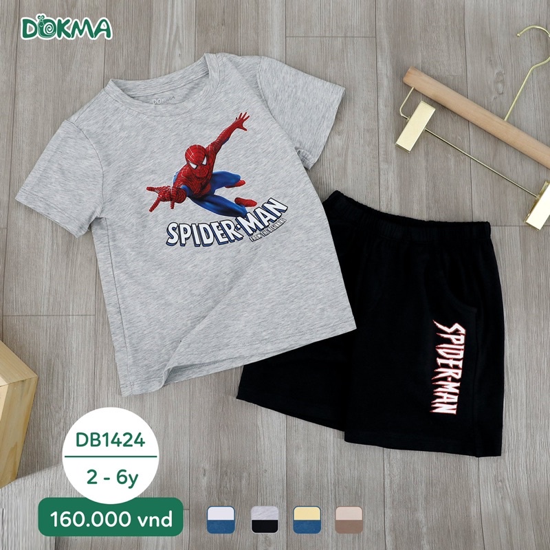 Bộ Cộc Tay Siêu Nhân Nhện Dokma 2-6y