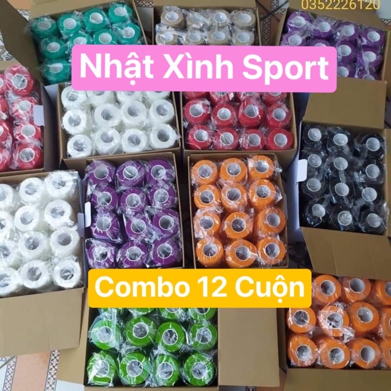 Băng Keo Thể Thao Cao Su Non, Băng Cuốn Cổ Chân, Băng Cuốn Đầu Gối, Băng Bọc Máy Xăm