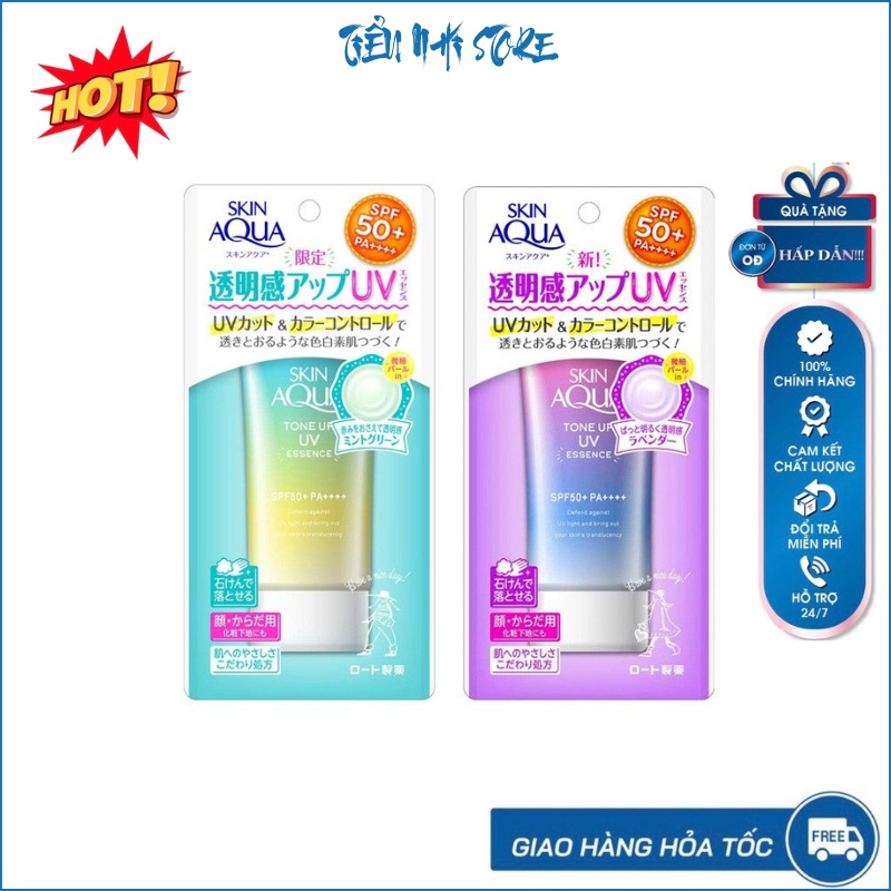 Kem chống nắng Skin Aqua Tone up UV SPF 50+ nội địa Nhật Bản