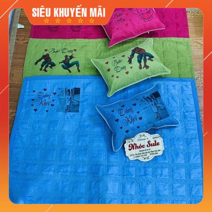 Chăn trẻ em In tên in hình ảnh theo yêu cầu Nhóc Sule
