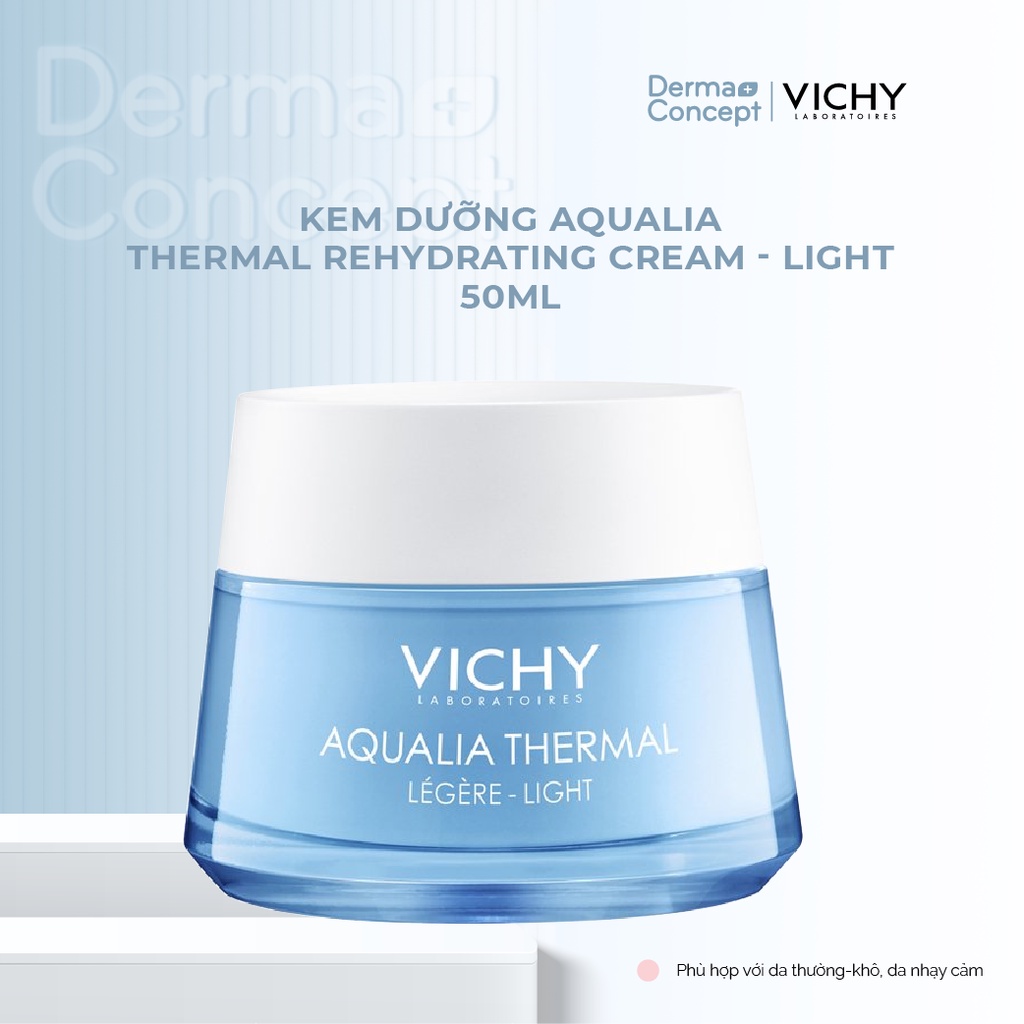 Kem/Gel dưỡng ẩm, cấp nước Vichy Aqualia Thermal Rehydrating Cream [NHẬP KHẨU CHÍNH HÃNG 100%]