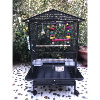 😍😍Lồng chuồng mái nhà vẹt cho xám, amazon, xích thái, xích ấn, sun, nhồng, green check, lovebird, yến phụng, yến hót…