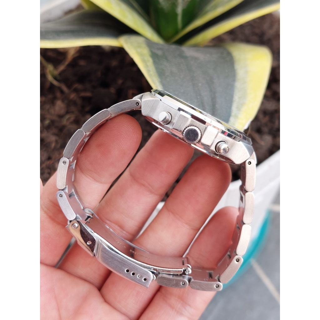 Đồng hồ nam Kaepa 6 kim mặt xanh caro chạy pin hàng si