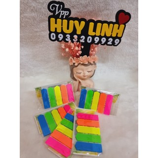 Giấy note pronoti 5 màu nhựa, 1 vĩ 100 tờ.