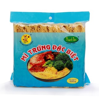 Mì trứng khô đặc biệt sợi dai không hàn the, sợi dai, không gãy, bở