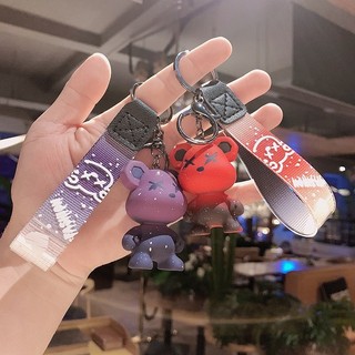Móc khóa ếch bông xanh kute