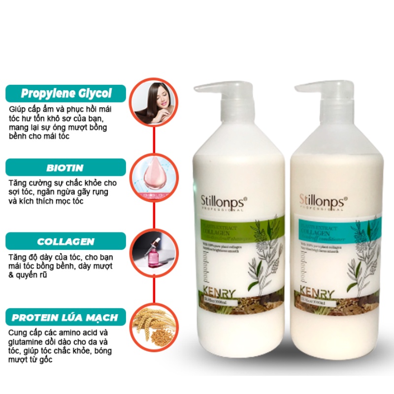 Dầu gội dưỡng sinh STILLONPS KENRY 1000ML làm sạch gàu Foriza Store