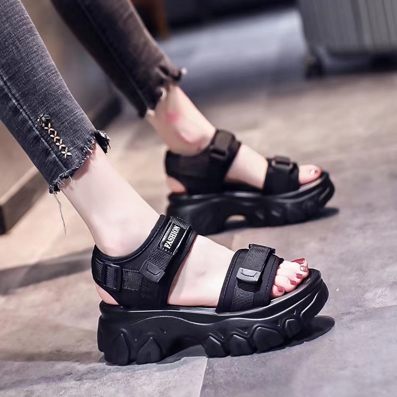 Giày sandal nữ Giày Sandal Thể Thao Đế Mềm Dày Plover Thời Trang Mùa Hè 2022
