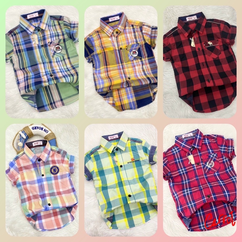 Áo sơ mi bé trai bá gái Hàn Quốc SM3