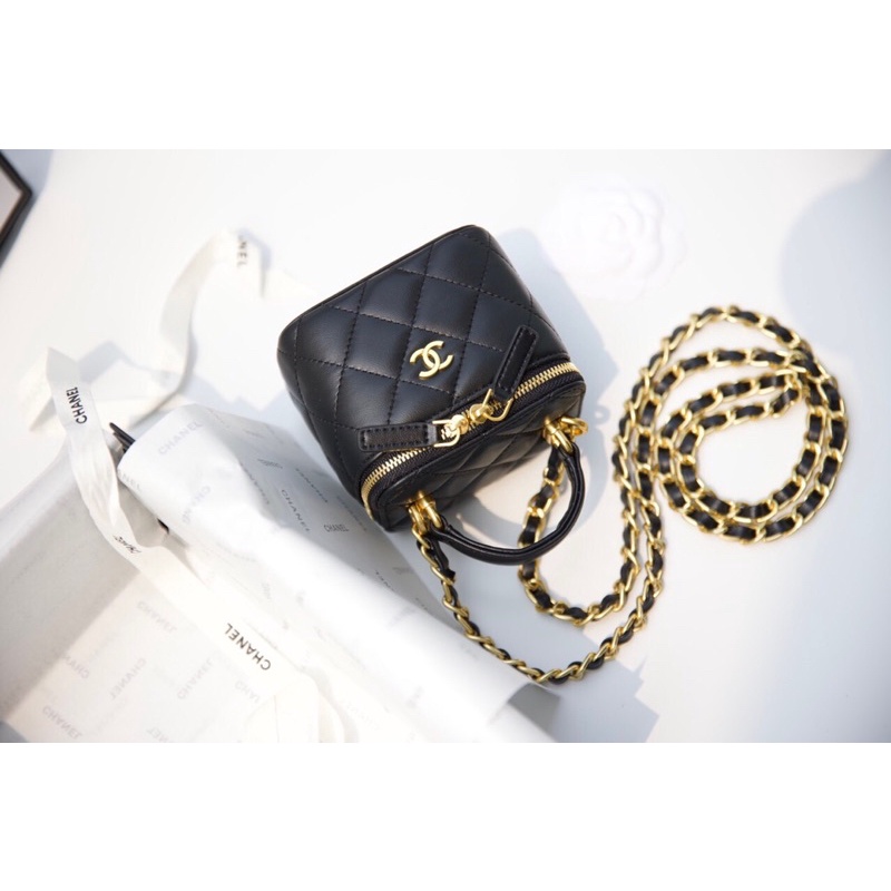 Túi chàn neo vanity mini spsl fullbox size 10,5x8,5