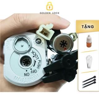 Bộ ổ khoá 8 cạnh xe Mio nắp từ chống trộm hàng Đài Loan