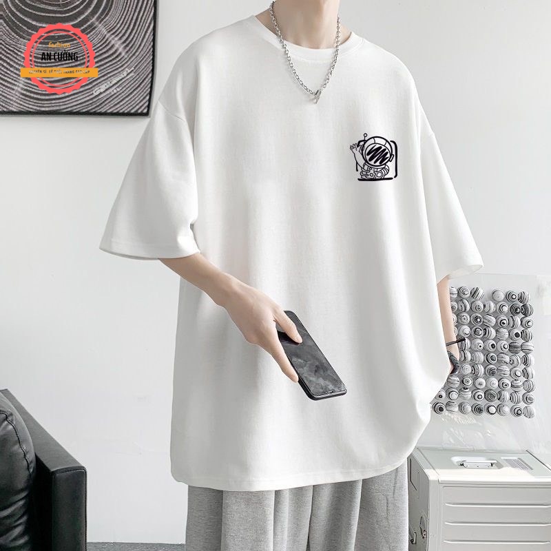Áo thun nam, áo phông nam tay ngắn cổ tròn chất cotton dày dặn thoáng mát ATN028 - An Cường Fashion