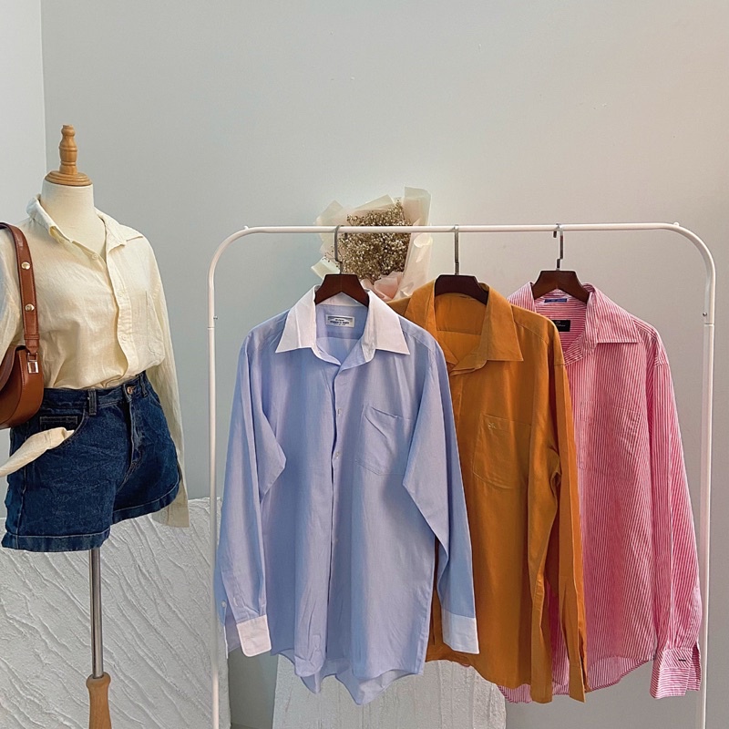 Sơ Mi 2 hand oversize