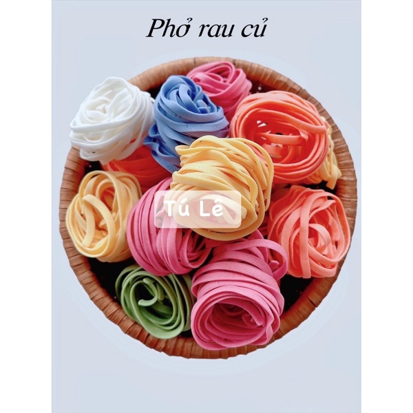 Mì - Nui - Phở rau củ handmade nhà làm/ Không phẩm màu/ Không chất bảo quản/ Túi 100g