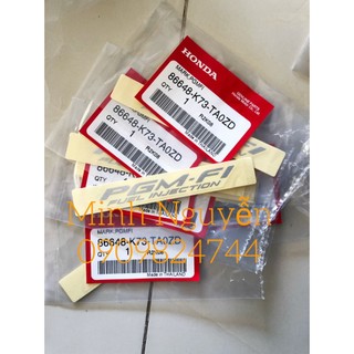 Tem chữ PGM FI Thái lan chính hãng honda