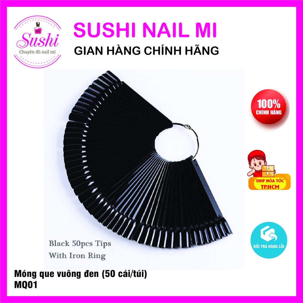 Móng que vuông 50c/túi