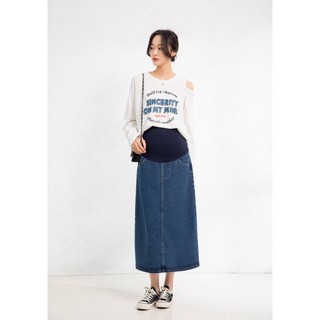 Chân váy bầu công sở dáng dài phong cách Hàn Quốc CV1