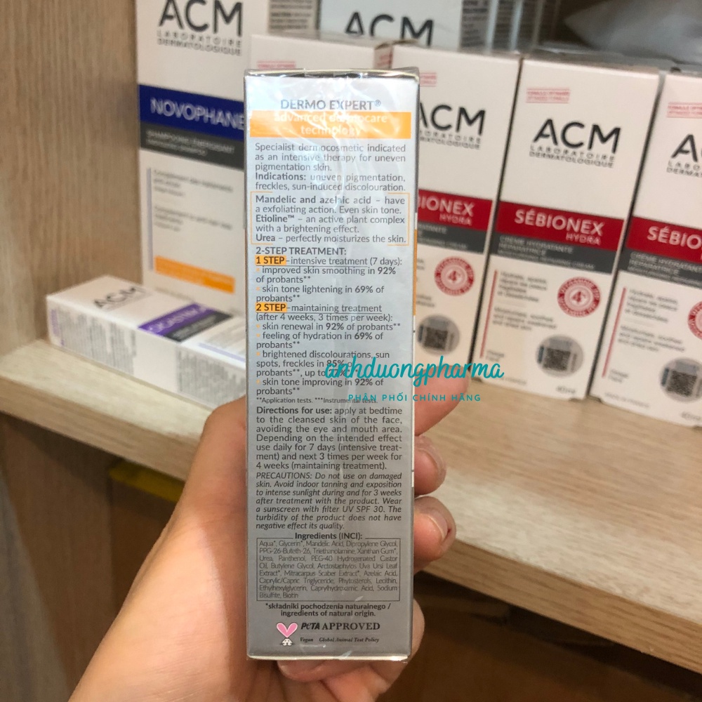 Tinh chất peel tái tạo làm sáng da FLOSLEK Skincare Expert WHITENING LIGHTENING ACID PEEL 30ml