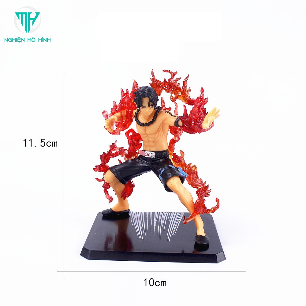 Mô hình One Piece - Mô hình ACE hỏa quyền cao 10cm full BOX