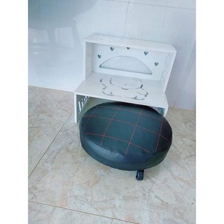 Combo ghế bệt và kệ để chân
